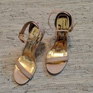 Nude paten Hi-heeled sandle
